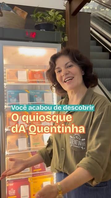 Reel d’A Quentinha: a dona apresenta o quiosque