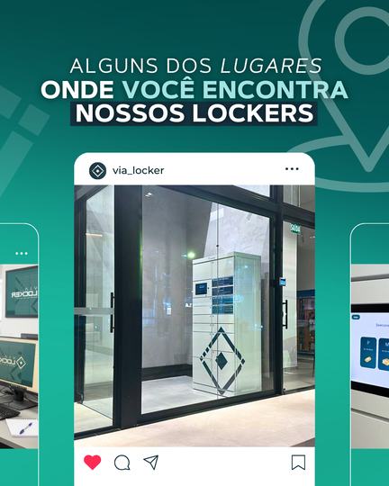 Post da ViaLocker: onde encontrar os lockers